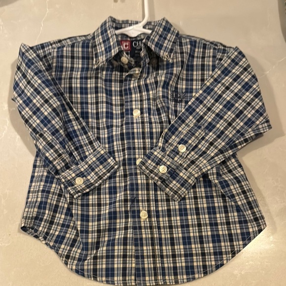 5 18M boys button-up bundle- wrangler, chaps and more - Picture 4 of 11